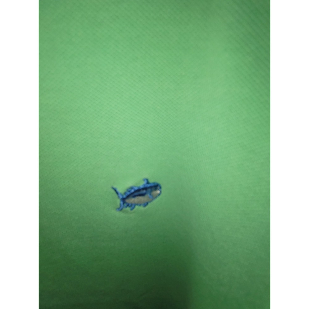 Southern Tide Shirt Mens Large Green Tennis Golf Polo Skipjack Preppy Boating - Picture 3 of 4